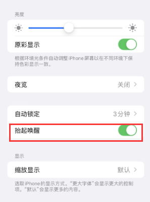 甘州苹果授权维修站分享iPhone轻点无法唤醒怎么办