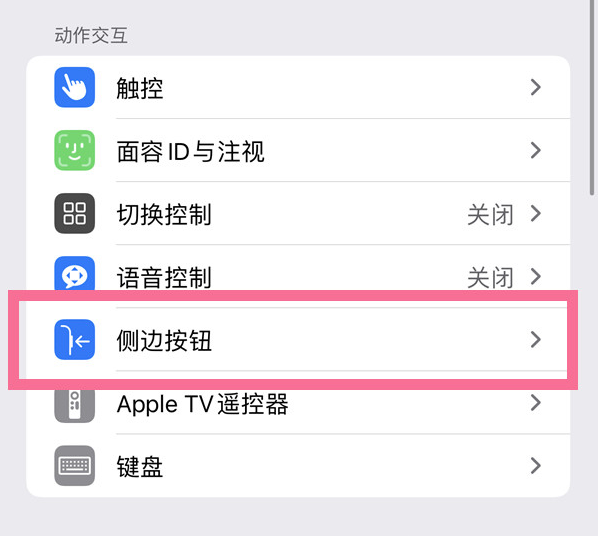 甘州苹果14维修店分享iPhone14 Plus侧键双击下载功能关闭方法 