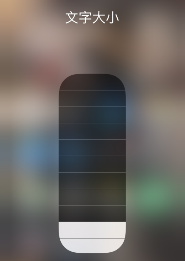 甘州苹果手机维修分享小技巧：在 iPhone 控制中心快速调节字体大小 